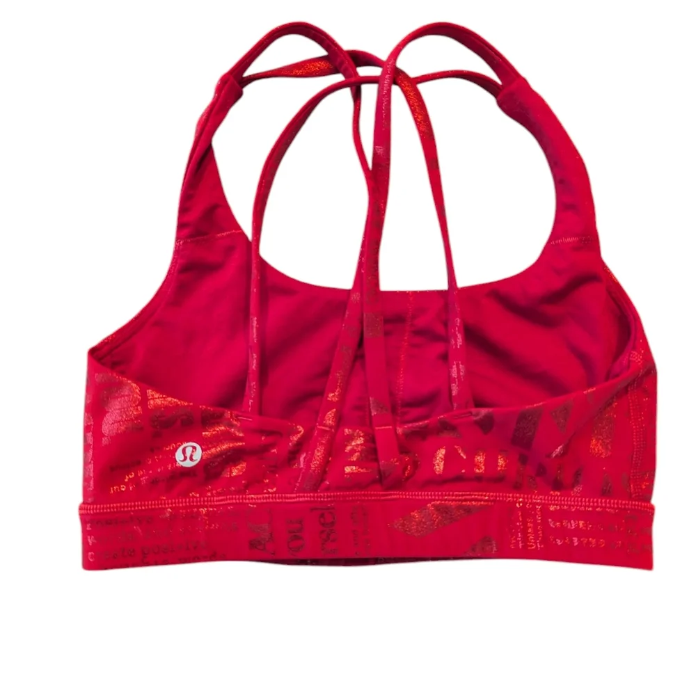 Like New LULULEMON Manifesto‎ Energy Bra Limited Edition Size 4